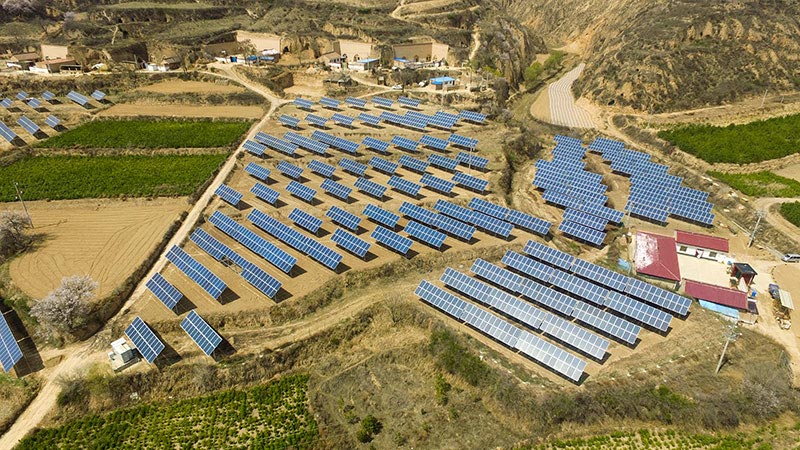 甘肅扶貧地面光伏電站多晶雙玻組件項目